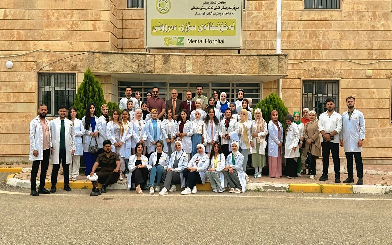 كلية التمريض بجامعة كركوك تنظم زيارة علمية إلى مستشفى سوز للأمراض النفسية