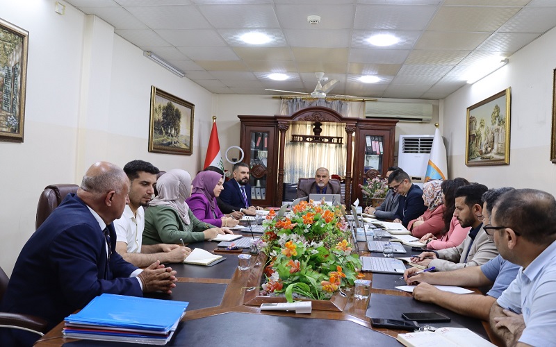 مجلس كلية التمريض \ جامعة كركوك يعقد الجلسة السادسة للعام الدراسي 2024 /2025 للدراستين الصباحية والمسائية