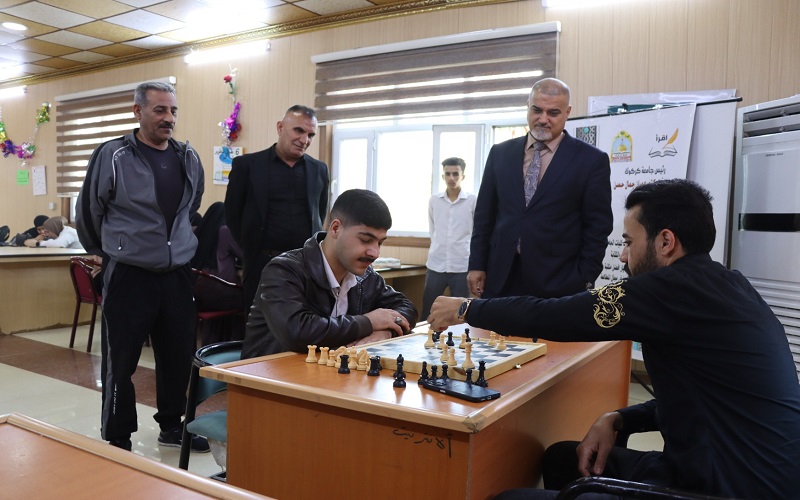 كلية التمريض تنظم اختتام بطولة لعبة ( الشطرنج )
