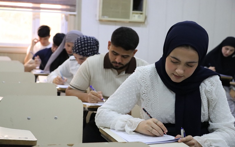 انطلاق الامتحانات النهائية للفصل الدراسي الثاني / الدور الاول في كلية التمريض