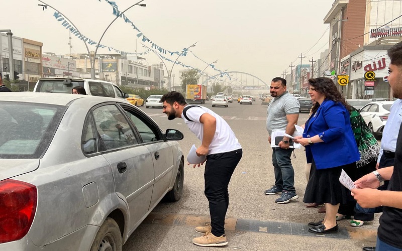 كلية التمريض تنظم حملة توعوية عن مرض الحمّى النزفية