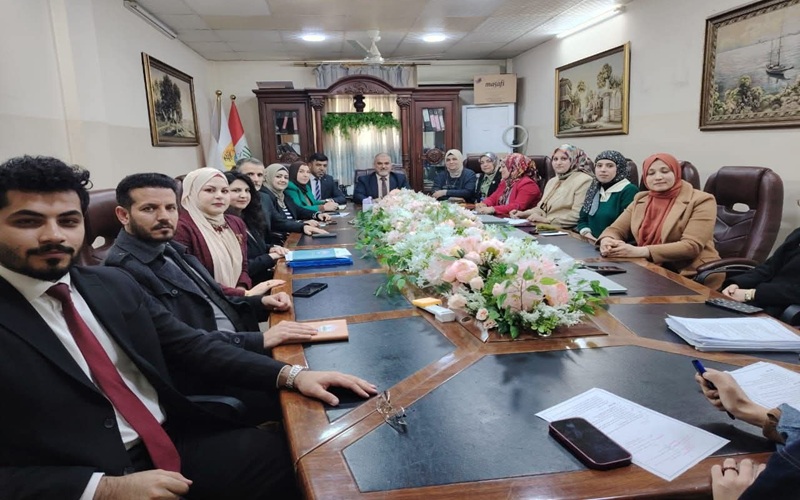 الاجتماع الدوري لرؤساء واعضاء لجان الاعتماد البرامجي2025-2026 