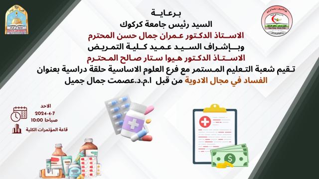                                                                                                     الفساد في مجال الادوية 