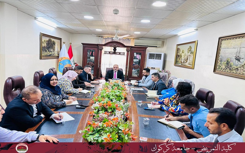 مجلس كلية التمريض يعقد جلسته الاعتيادية الأولى للعام الدراسي. 2023 /2024 للدراستين الصباحية والمسائية