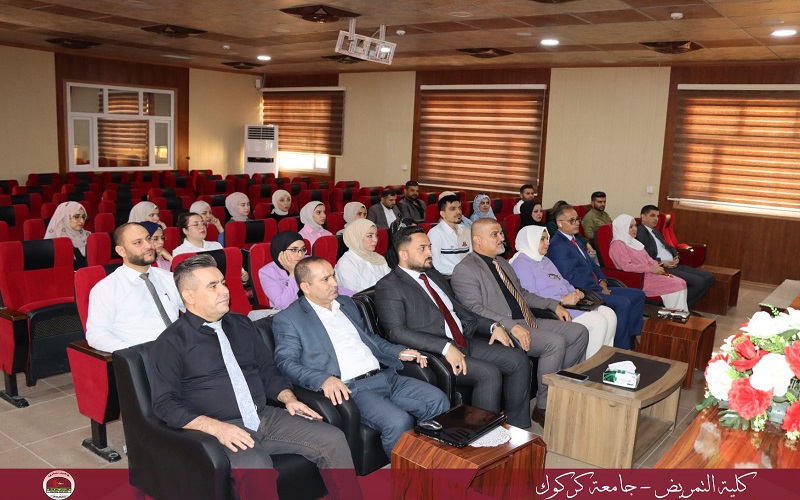 كلية التمريض جامعة كركوك تنظم ورشة عمل حول برنامج تطوير مهارات البحث العلمي لطلبة الدراسات العليا