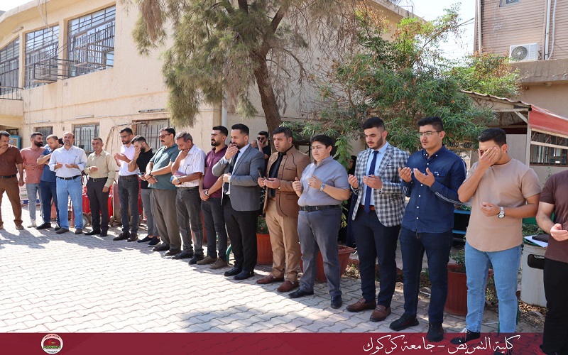 كلية التمريض تقيم وقفة تضامنية لمساندة الشعب الفلسطيني