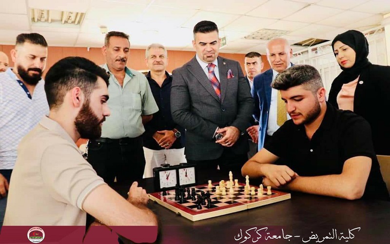 طلبة كلية التمريض يشاركون في بطولة الجامعة لكرة الطاولة ولعبة الشطرنج