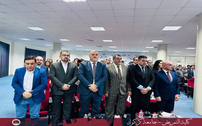 السيد عميد كلية التمريض جامعة كركوك يشارك في المؤتمر العلمي الثاني لكلية التمريض جامعة ڕاپەڕین