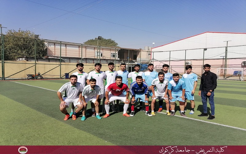 انطلاق بطولة خماسي كرة القدم لطلبة كلية التمريض