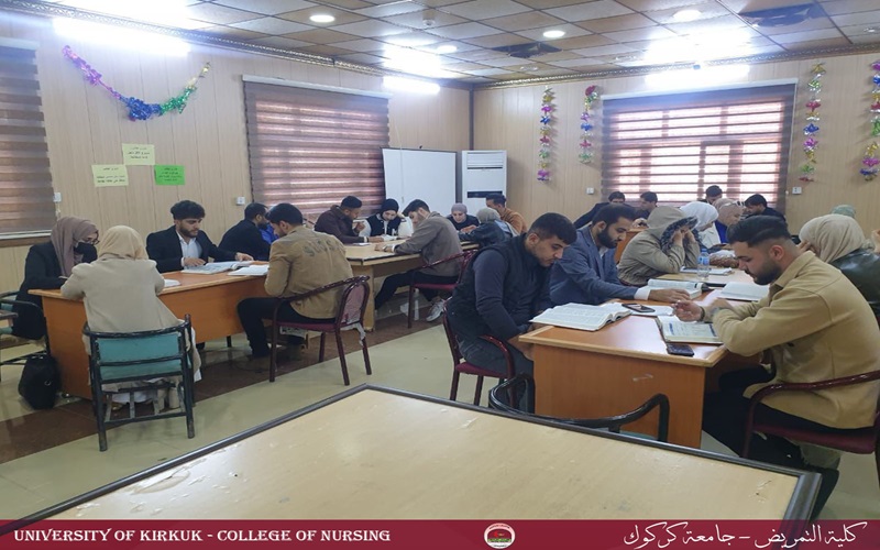 أقبال كبير للطلبة على شعبة المكتبة في ظل مبادرة اقرأ 