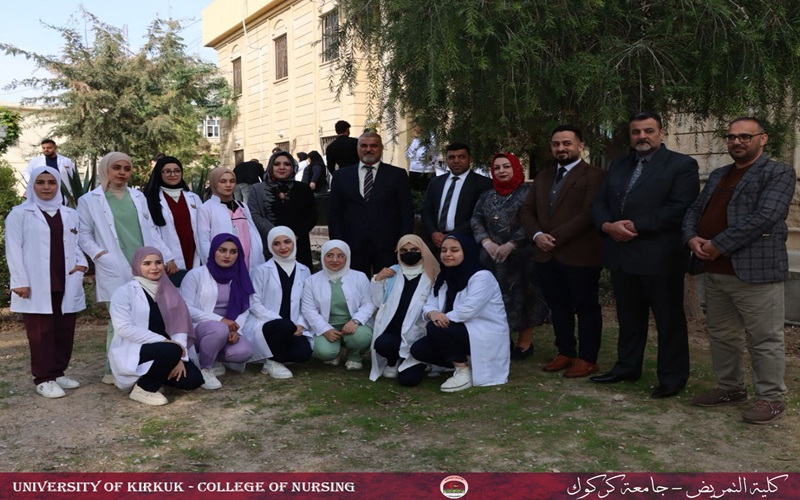 عميد كلية التمريض الاستاذ الدكتور هيوا ستار صالح يشارك في حملة اليوم العالمي للعمل التطوعي