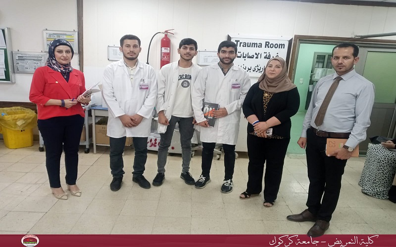 فرع تمريض صحة الأم والوليد يعلن المباشرة بالتدريب الصيفي للطلبة