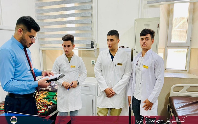 فرع تمريض البالغين يشرف على عملية التدريب الصيفي للطلبة