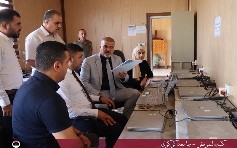 كلية التمريض جامعة كركوك تفتتح مركز الإرشاد لملء الاستمارة الالكترونية للقبول المركزي لخريجي الدراسة الاعدادية