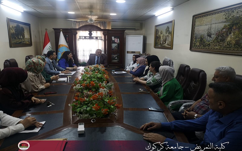 فرع العلوم الأساسية في كلية التمريض يعقد جلسته الاولى للعام الدراسي 2023-2024