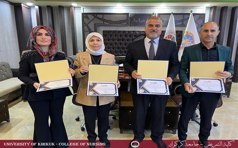 كلية التمريض تحصل على المرتبة الثالثة في مبادرة اقرا