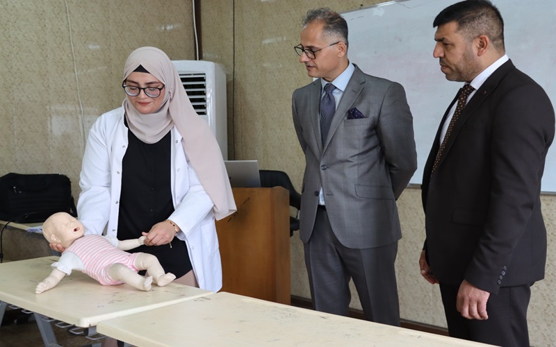 بدء الأمتحانات العملية النهائية للفصل الدراسي الثاني لطلبة الدراسات الأولية