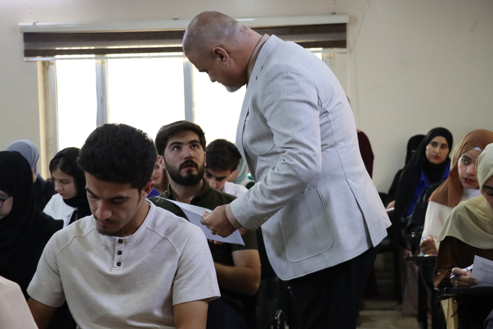 انطلاق الامتحانات النهائية للفصل الدراسي الثاني لطلبة كلية التمريض