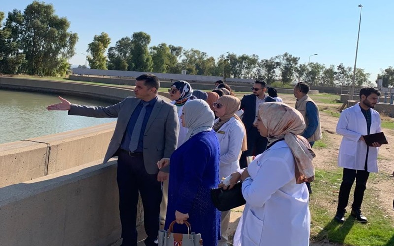 زيارة علمية الى محطة مشروع ماء كركوك