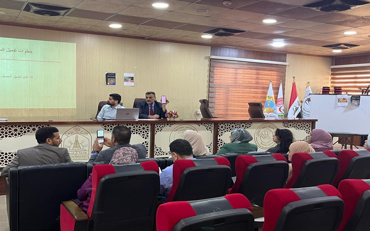 كلية التمريض تقيم ورشة عمل حول كيفية اضافة المصادقة الثنائية لحساب ال G-mail