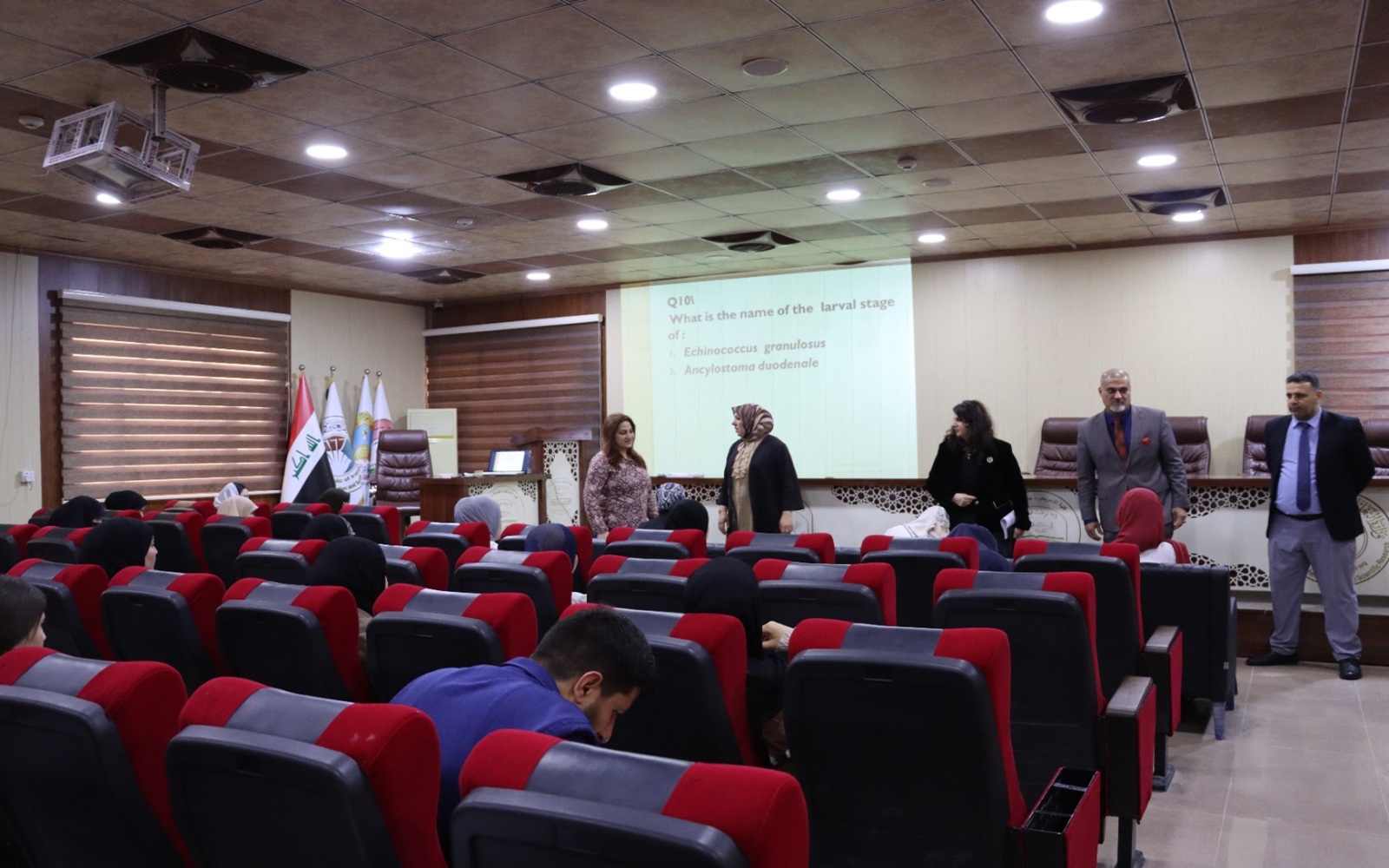 انطلاق الامتحانات العملية النهائية للمواد التقويمية ( الفصل الدراسي الثاني ) في كلية التمريض