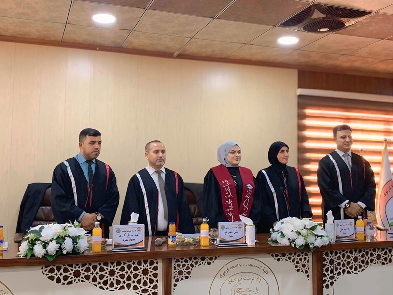 رسالة ماجستير في كلية التمريض / جامعة كركوك تناقش (Health Status Among End Stage Kidney Disease on Hemodialysis and Non-Hemodialysis Patients in Kirkuk City: Comparative Study)