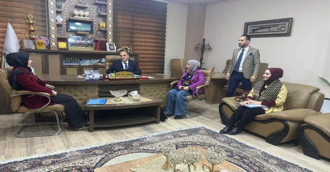 عميد كلية التربية للعلوم الصرفة يستقبل لجنة تقييم شعبة الدراسات العليا