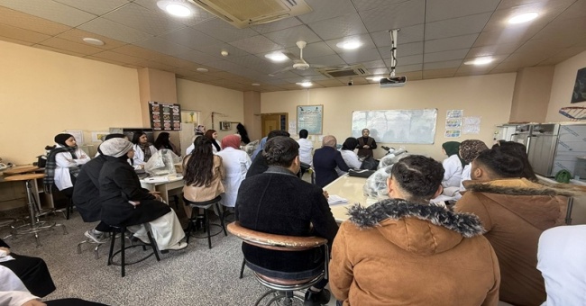 ورشة توعوية عن التعقيم والتطهير في المختبرات البايلوجية