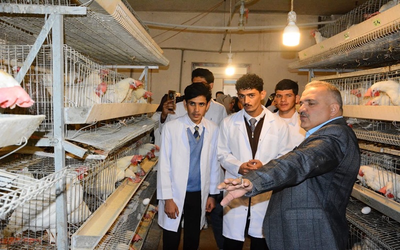 تنظم زيارة ميدانية لكلية الزراعة