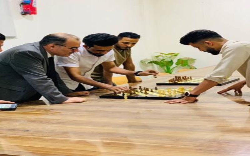  كلية التربية للعلوم الصرفة تنظم بطولة الشطرنج للاقسام العلمية   