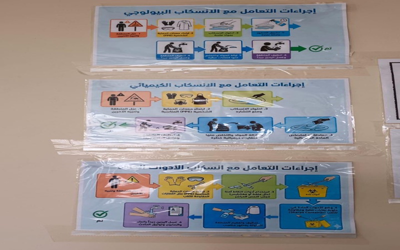 ورشة علمية حول إرشادات السلامة المختبرية بمشاركة عدد من التدريسيين والطلبة 2