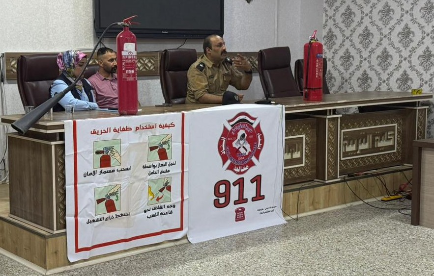 ورشه عمل عن ( انواع طفايات الحرائق وكيفيه استخدام كل نوع منها )