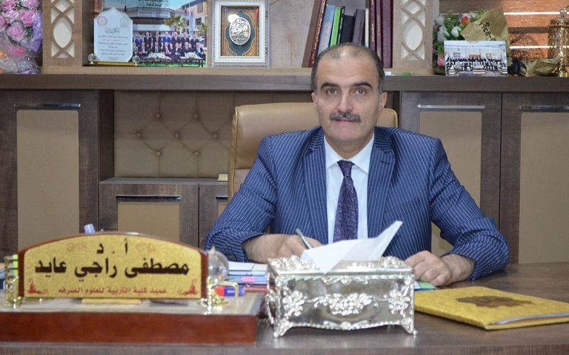 بالتعاون مع فريق بحثي مشترك , السيد عميد الكلية التربية للعلوم الصرفة الأستاذ الدكتور مصطفى راجي عايد يشارك في نشر بحث علمي في مجلة عالمية