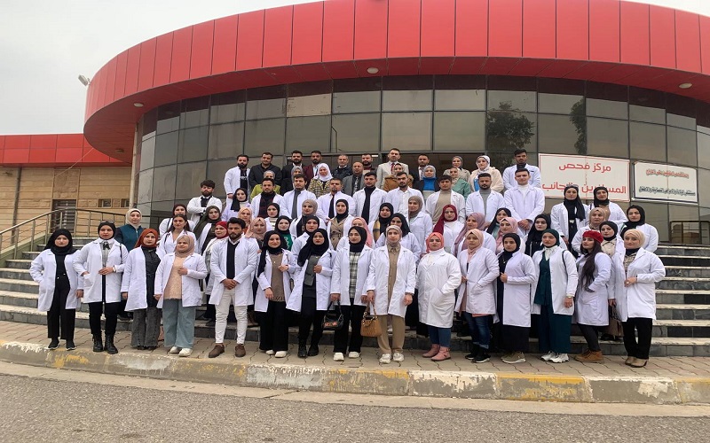 زيارة علمية الى دائرة صحة محافظة كركوك / مستشفى النصر - النسائية والولادة