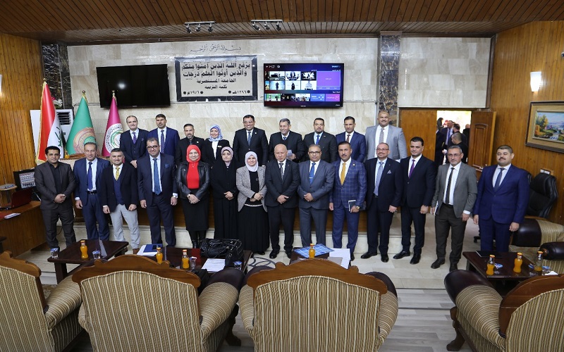 مشاركة الأستاذ الدكتور مصطفى راجي عايد عميد كلية التربية للعلوم الصرفة بجامعة كركوك في الاجتماع الحضوري الأول لسنة 2024 لعمداء كليات التربية للعلوم الصرفة في العراق 