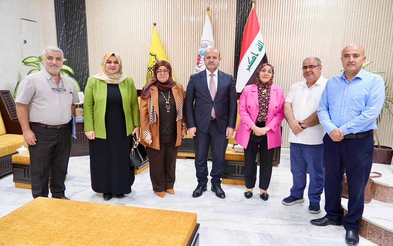 المعاون العميد للشوؤن العلمية في كليتنا يشارك بلجنة الوزارية المكلفة بتقيم العلمي والأكاديمي لكليات العلوم