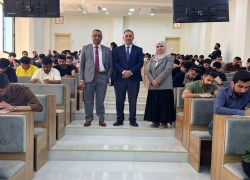 Head of the Forensic Evidence Department Participates in Supervising the Joint Exam Between Al-Kitab and Al-Qalam Universities for Forensic Evidence Departments