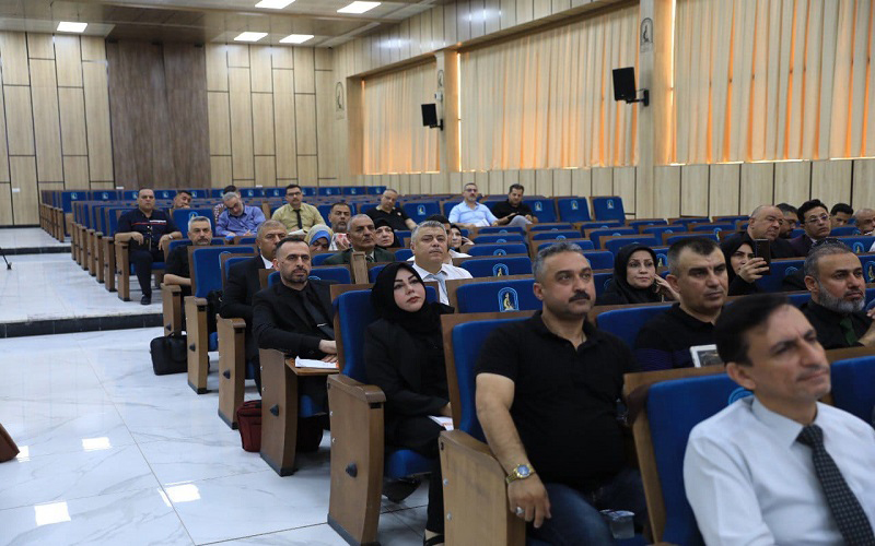 تدريسي في كلية العلوم / جامعة كركوك يشارك في أختتامية دورة طرائق التدريس المحدثة نحو التعليم المدمج