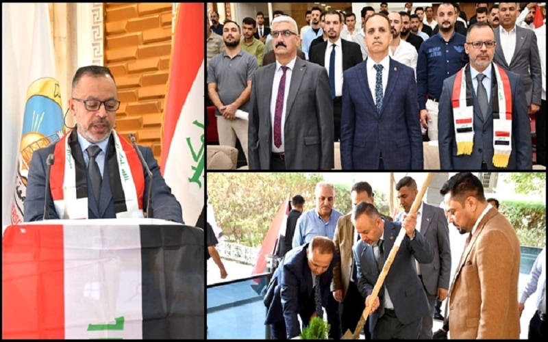 كلية العلوم – جامعة كركوك تقيم مهرجاناً بمناسبة اليوم الوطني العراقي