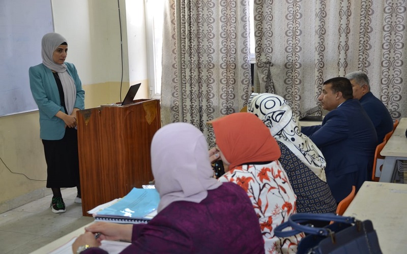 طلبة الدكتوراه في كلية العلوم/ جامعة كركوك يؤدون الامتحان الشفهي الشامل