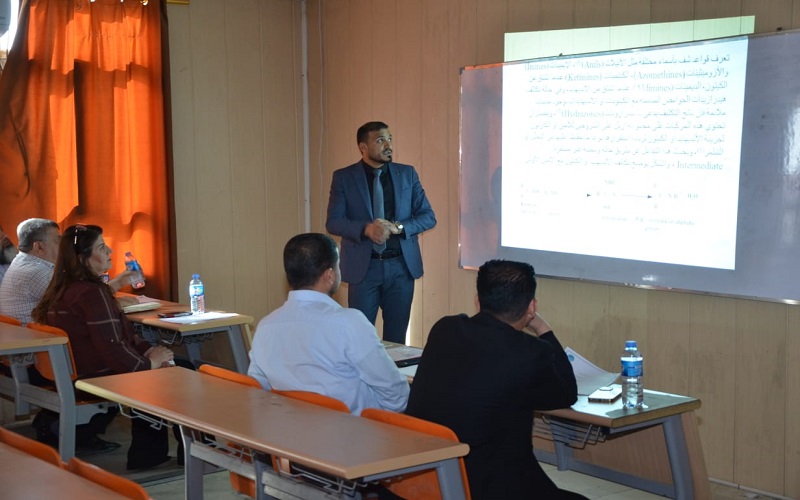 طلبة الدكتوراه في كلية العلوم/ جامعة كركوك يؤدون الامتحان الشفهي الشامل