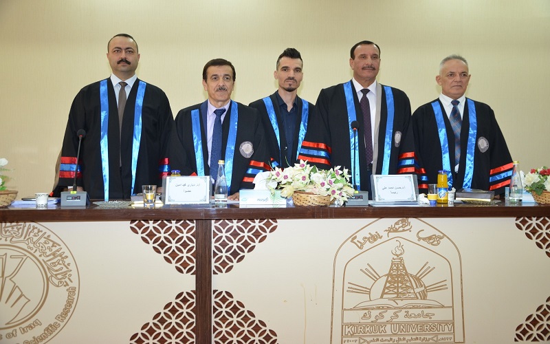 رسالة ماجستيرفي كلية العلوم / جامعة كركوك تناقش  إستخدام نظم المعلومات الجغرافية والاستشعار عن بعد لتقييم عرضة المياه الجوفية لاحتمالية التلوث في مدينة كركوك/العراق