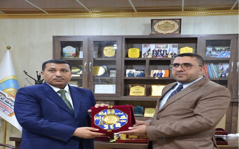 زيارة نقابة الموهوبين والمبدعين الى كلية العلوم/ جامعة كركوك