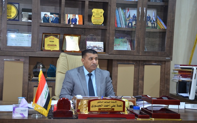 أجتماع مجلس كلية العلوم / جامعة كركوك لمناقشة التحضيرات لاحتفالية يوم الجامعة