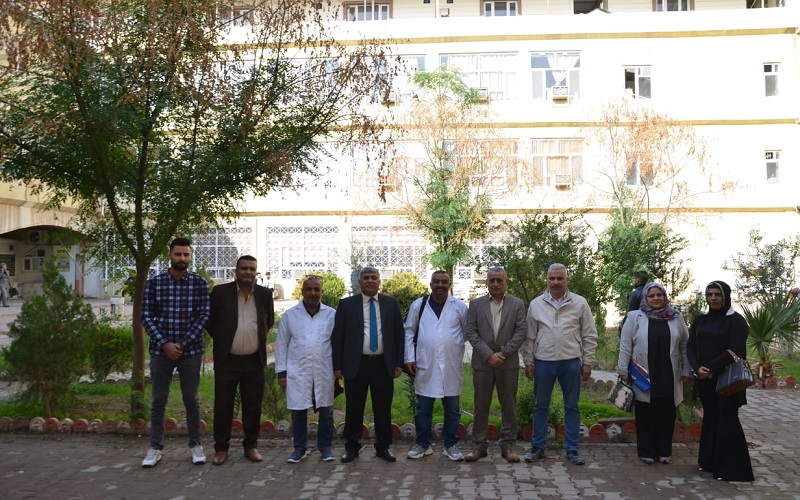 كلية العلوم / جامعة كركوك تستقبل لجنة وزارية لمتابعة مخازن المواد الكيميائية