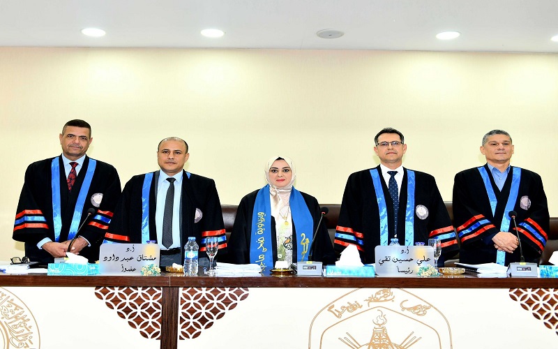 رسالة ماجستيرفي كلية العلوم / جامعة كركوك تناقش تراكيز غاز الرادون في عينات الإدرار للنساء المصابات بأنواع  مختلفة من السرطان في محافظة كركوك