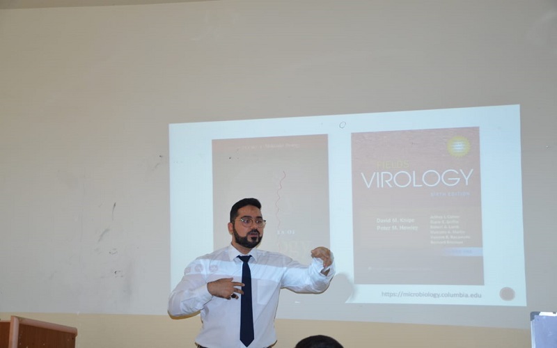 كلية العلوم / جامعة كركوك تقيم حلقة نقاشية عن علم الفايروسات بين الاساسيات والتفاصيل