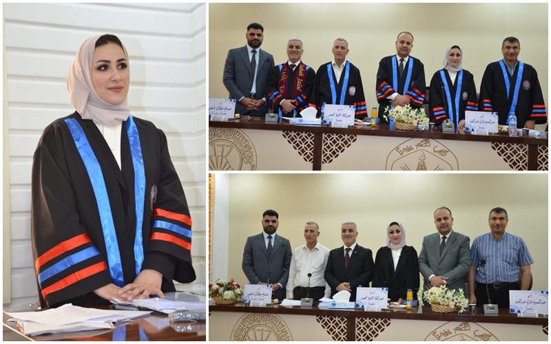 رسالة ماجستيرفي كلية العلوم / جامعة كركوك تناقش  تأثير إضافة (CoFe2O4) النانوية على خصائص المركب (Zn0.5Mg0.5Fe2O4) والمحضرة بعدة طرق