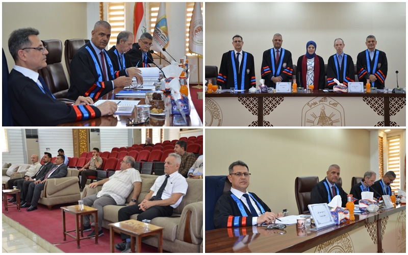 رسالة الماجستير في كلية العلوم / جامعة كركوك تناقش التركيب النووي للأنوية الثقيلة