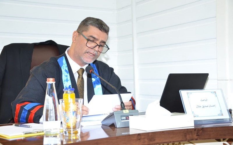 رسالة الماجستير في كلية العلوم / جامعة كركوك تناقش تاثيرالتشعيع بالليزر على مادة الايكاروز المتوافقة حيويا: الخواص والتطبيقات   